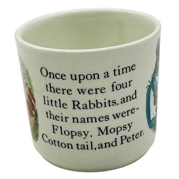 Wedgwood Peter Rabbit 3 Piece Nursery Set Plate Mug Oatmeal Bowl England Ceramic - Picture 12 of 16
